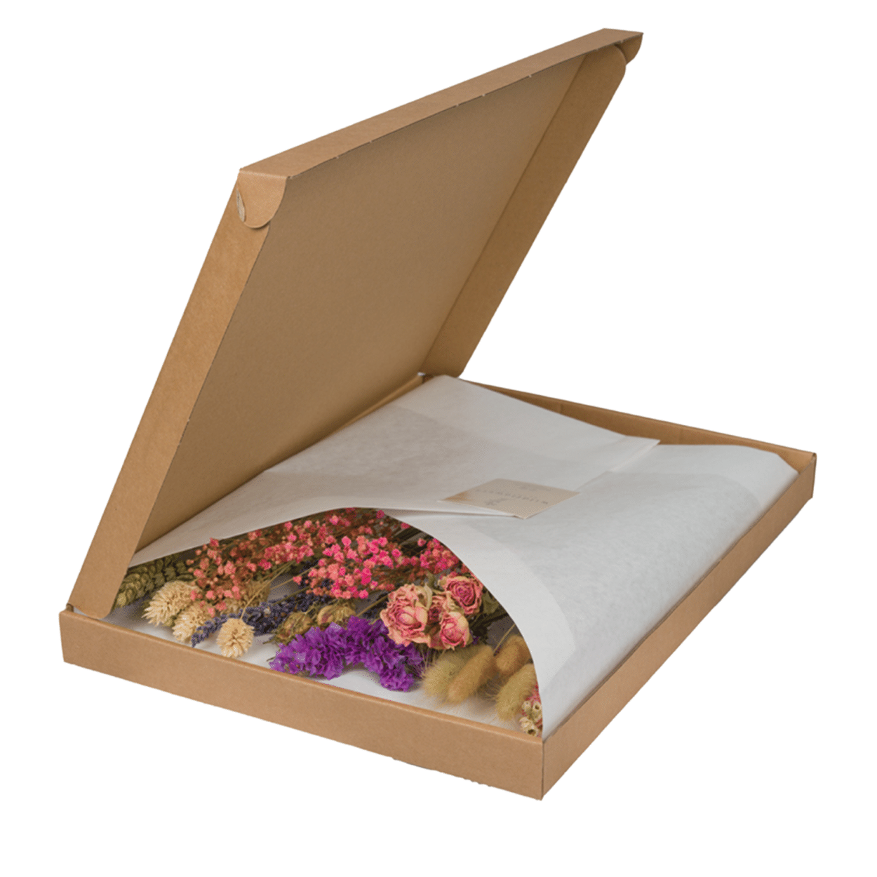 Trockenblumen Pink im Briefkasten – Pflanzfix24.de - Pflanzfix24.de