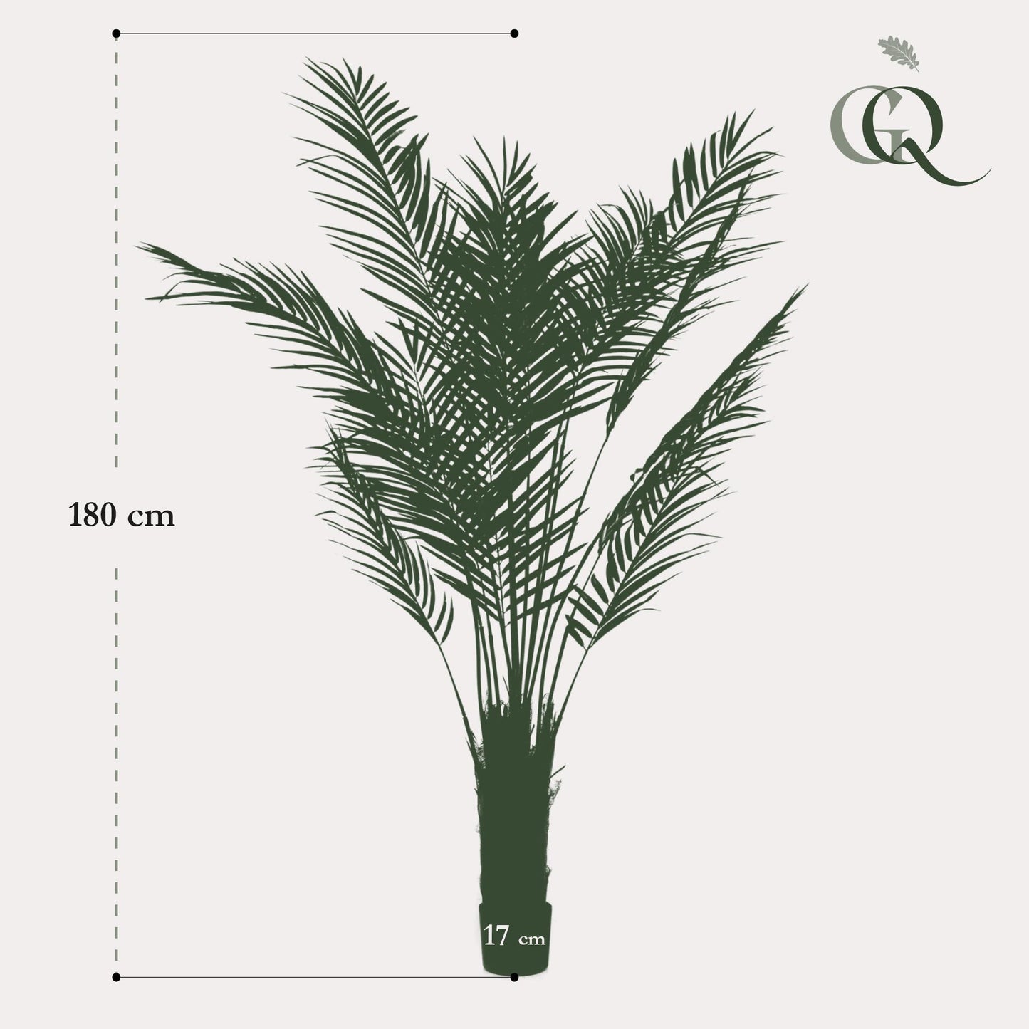 Kunst-Goldpalme Areca Lutescens 180 cm – Pflanzfix24.de - Pflanzfix24.de