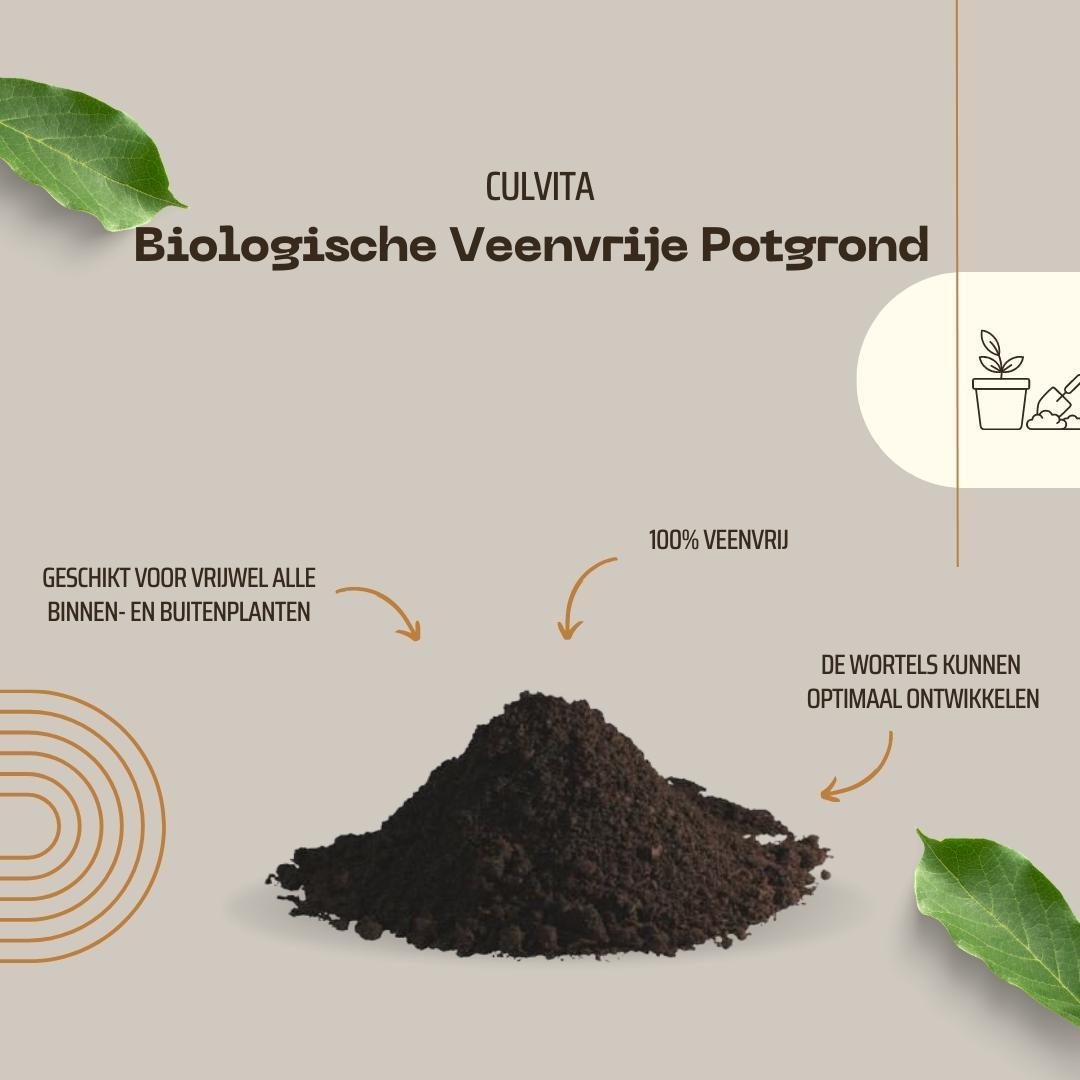 Culvita - Organische torffreie Blumenerde 40 Liter - Pflanzfix24.de - Pflanzfix24.de