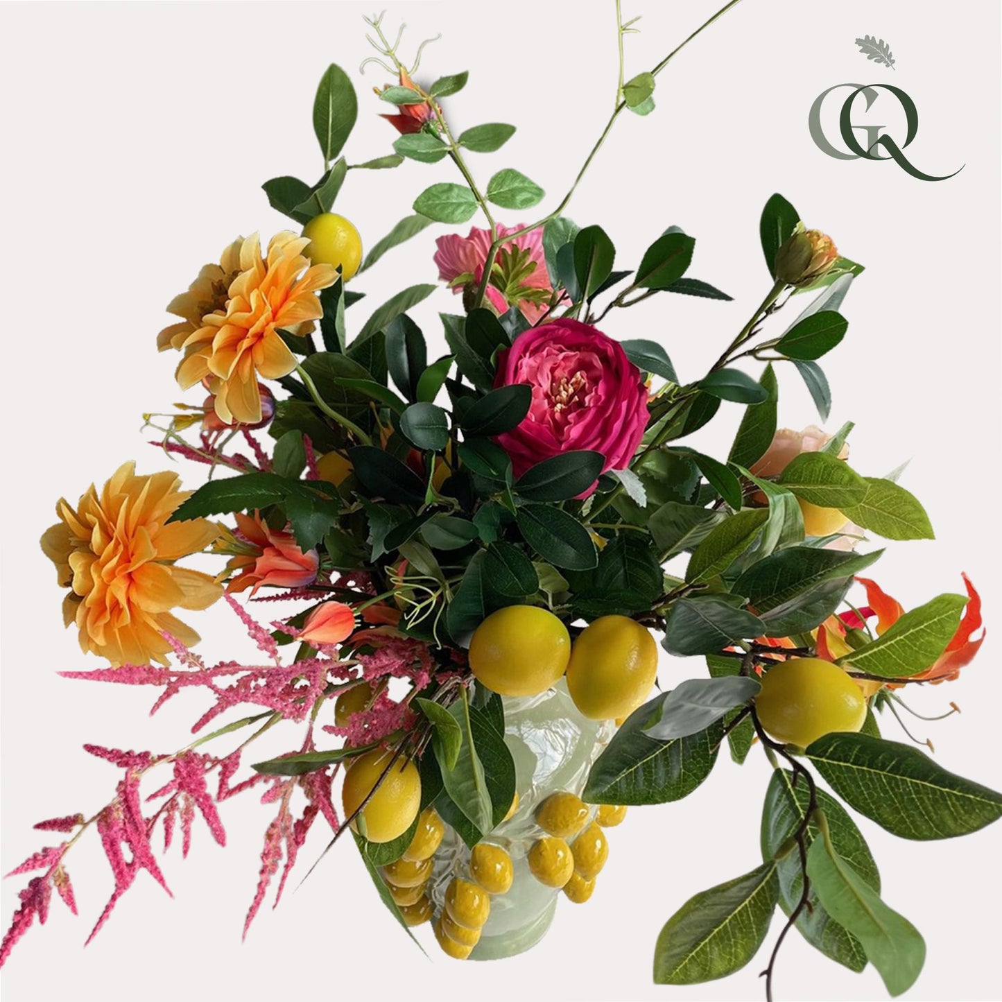 Kunstblumen Bouquet L „Happy Vibes“ 80cm – Pflanzfix24.de - Pflanzfix24.de