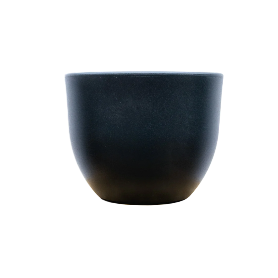 Blumentopf Eggy D55 Anthrazit modern Indoor/Outdoor – Pflanzfix24.de - Pflanzfix24.de