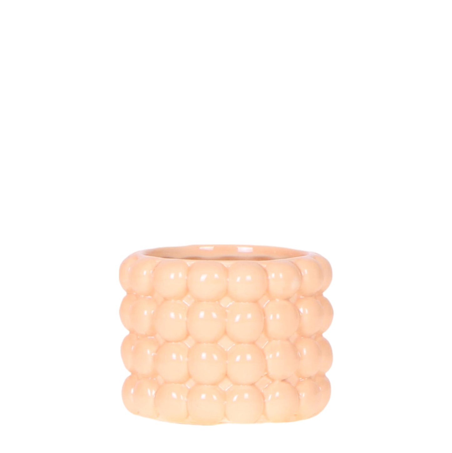 pflanzfix24 | Kolibri Home | Poppy Ziertopf - Peach - Ø6cm