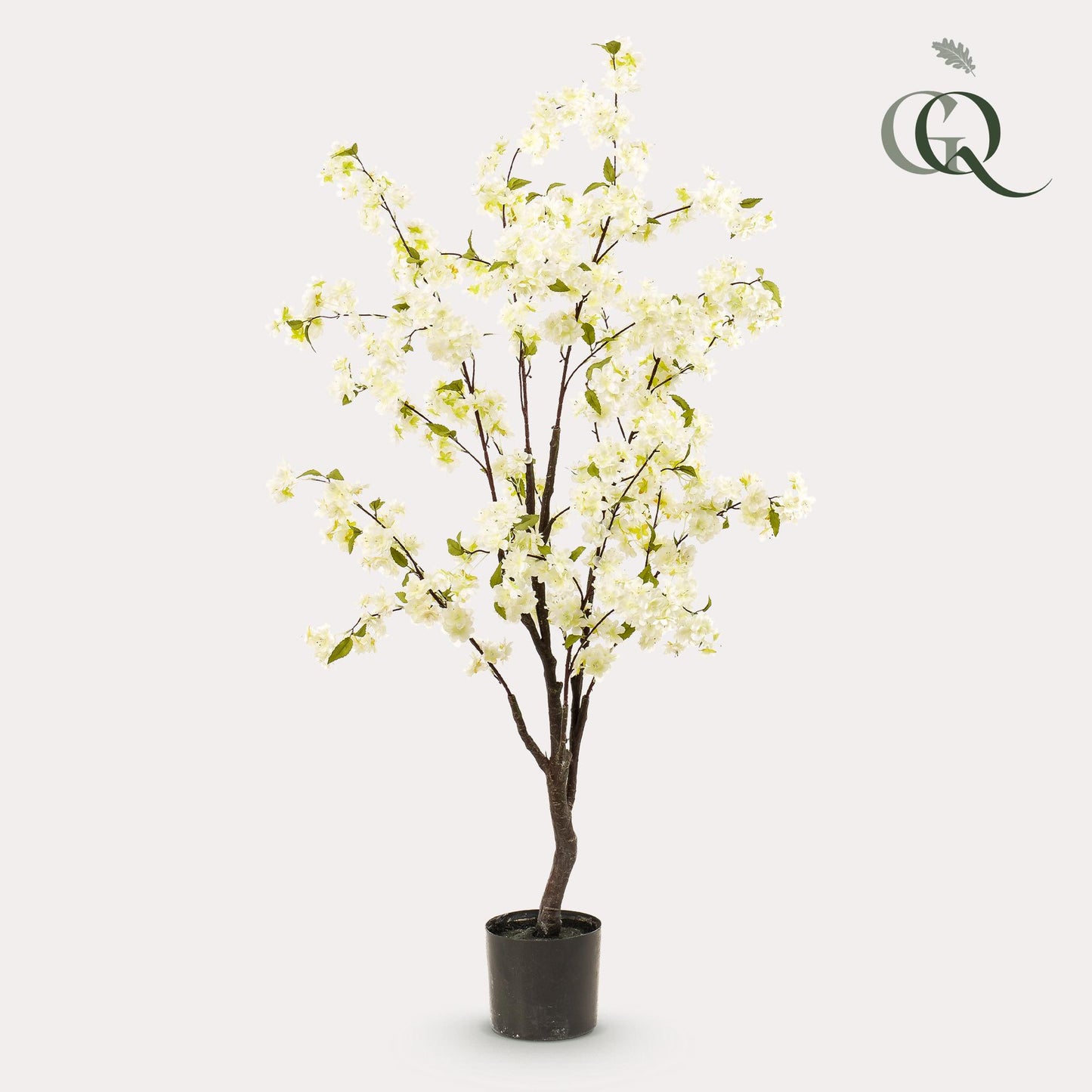 Kunstpflanze Prunus Kirschenblüte 135 cm Weiß | Pflanzfix24.de - Pflanzfix24.de