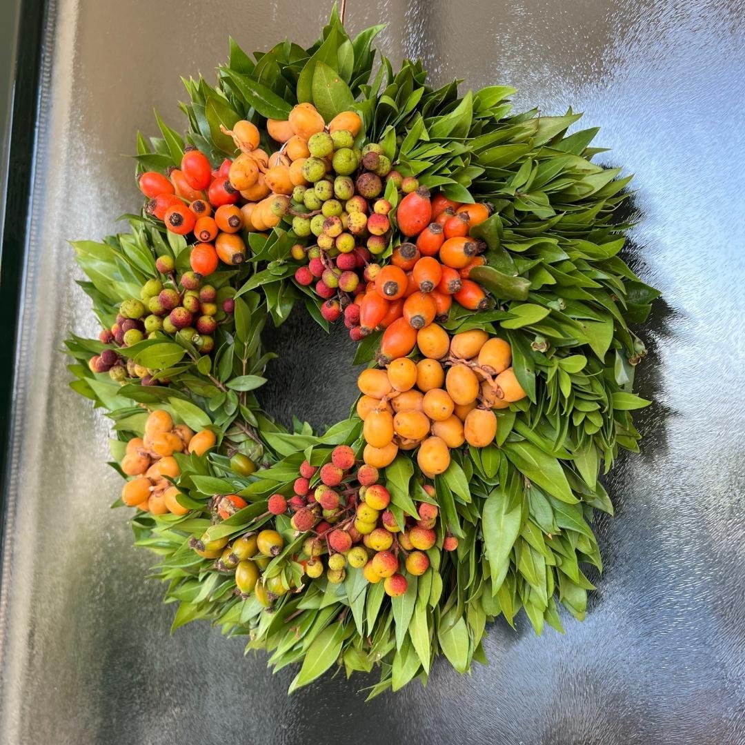 Herbst Deko Kranz Elena | Ø 30 cm - Pflanzfix24