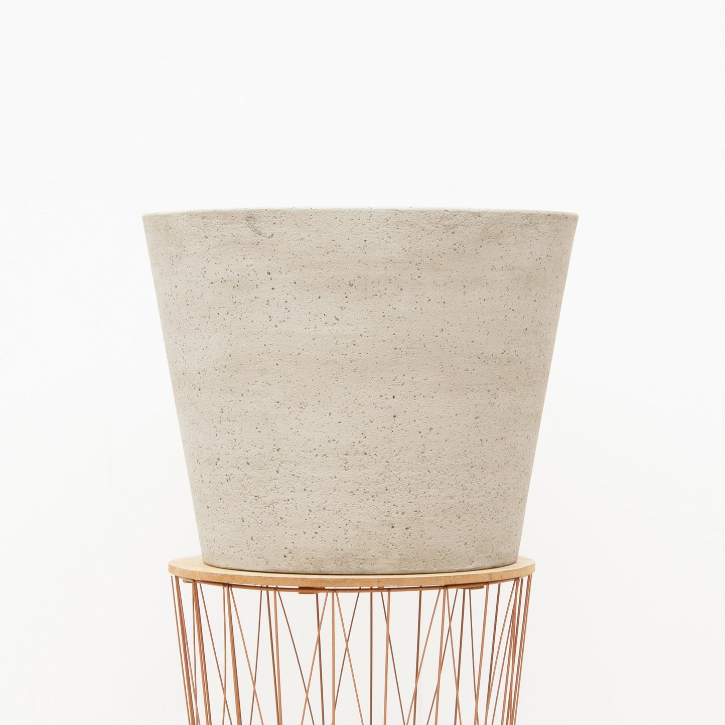 Bucket Beige Washed - L - 58x50 bei Pflanzfix24.de - Pflanzfix24.de