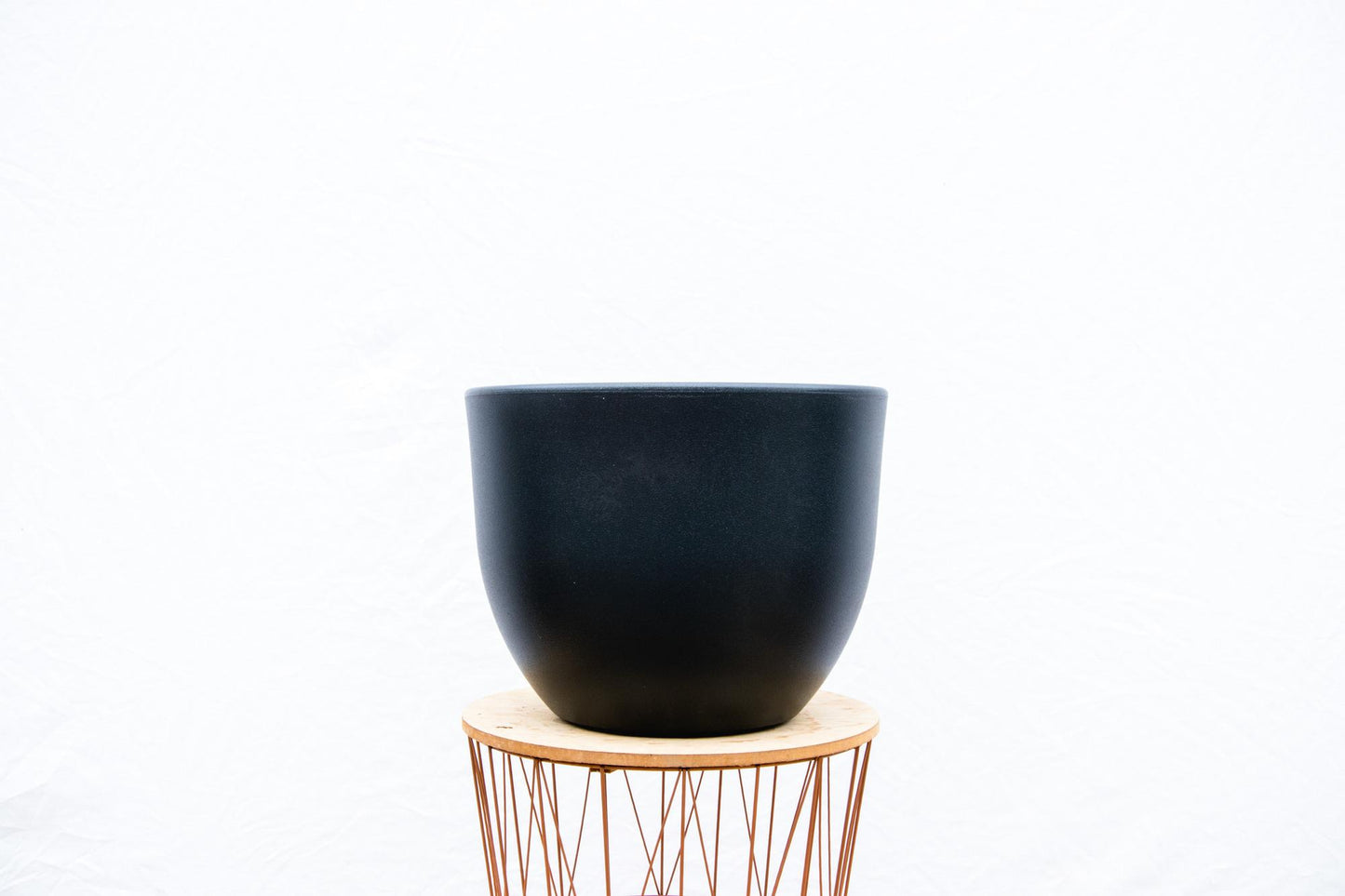 Blumentopf Eggy D55 Anthrazit modern Indoor/Outdoor – Pflanzfix24.de - Pflanzfix24.de
