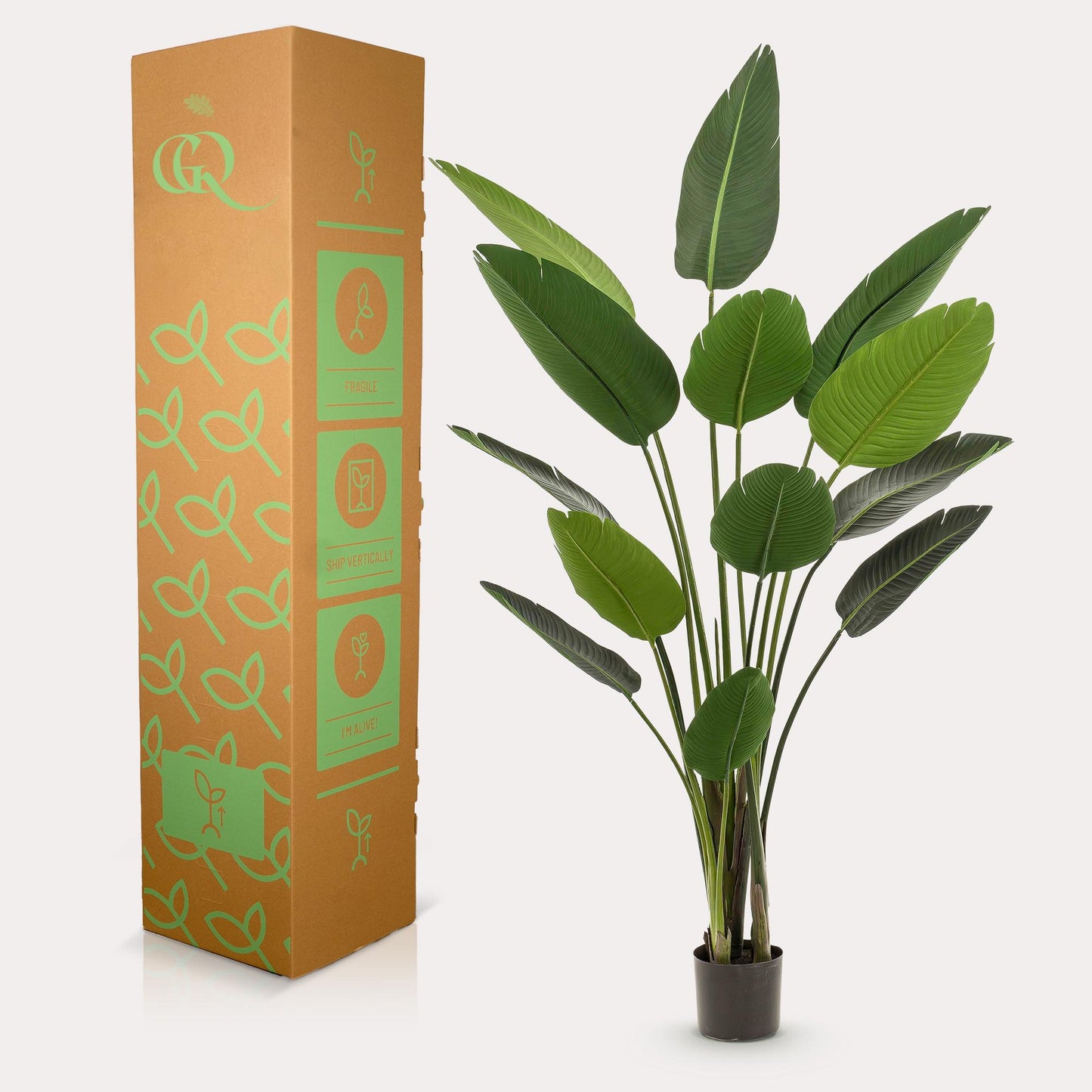 Kunst-Strelitzia Nicolai 190 cm – Paradiesvogelblume | Pflanzfix24.de - Pflanzfix24.de