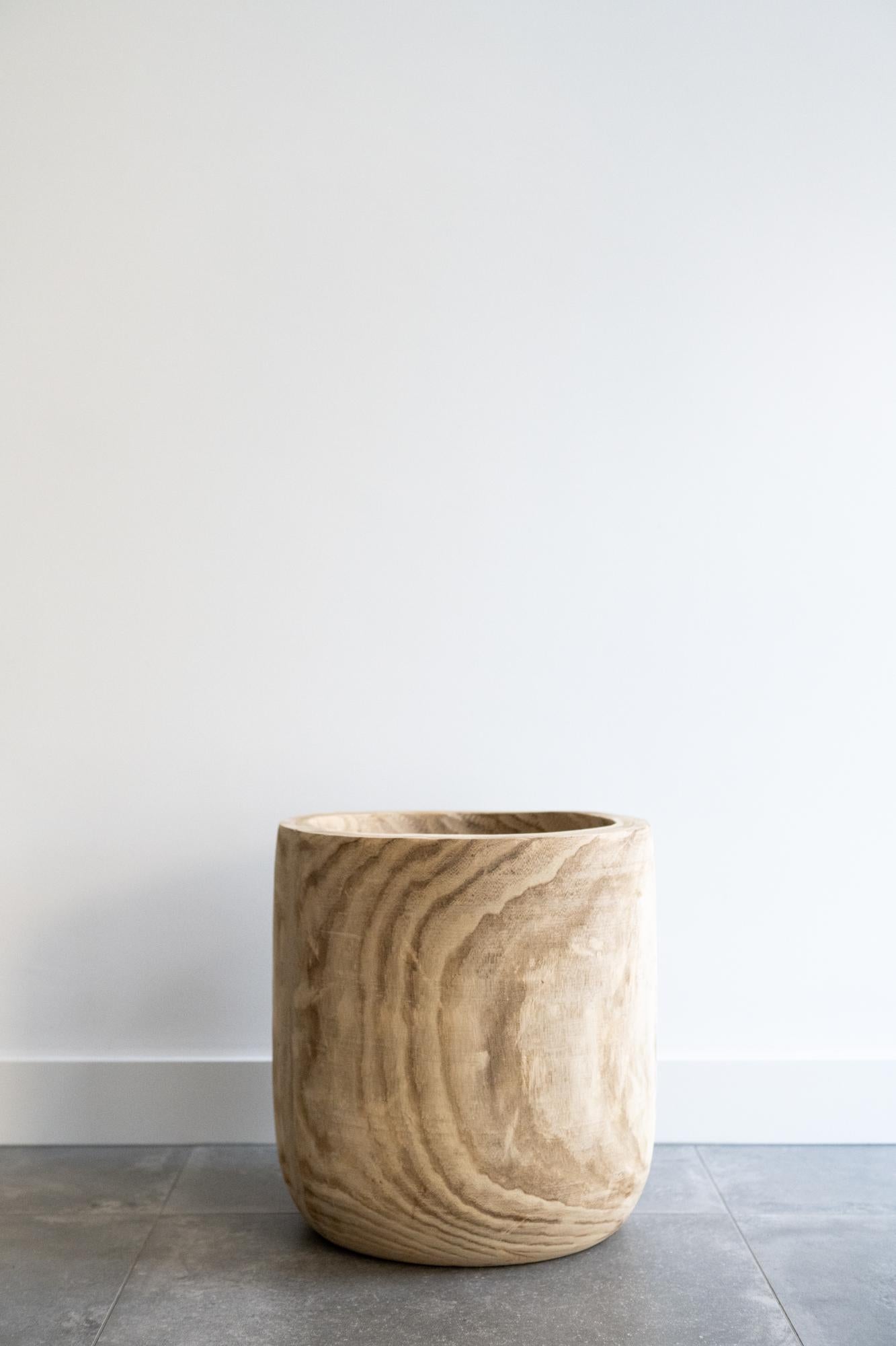 Pia Blumentopf - XL - Holz Hellbraun - H42 W40 - Pflanzfix24.de - Pflanzfix24.de