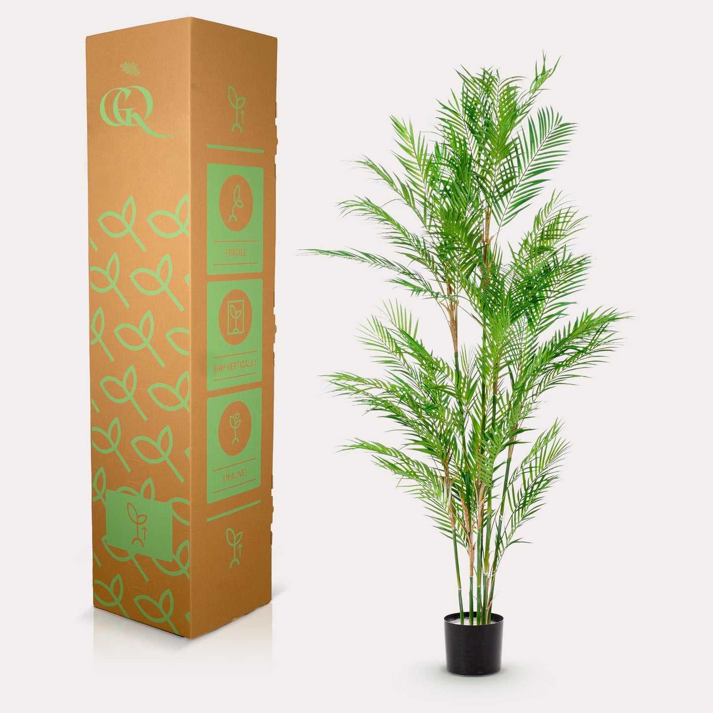 Kunstpflanze Chamaedorea Elegans Bergpalme 180 cm – Pflanzfix24