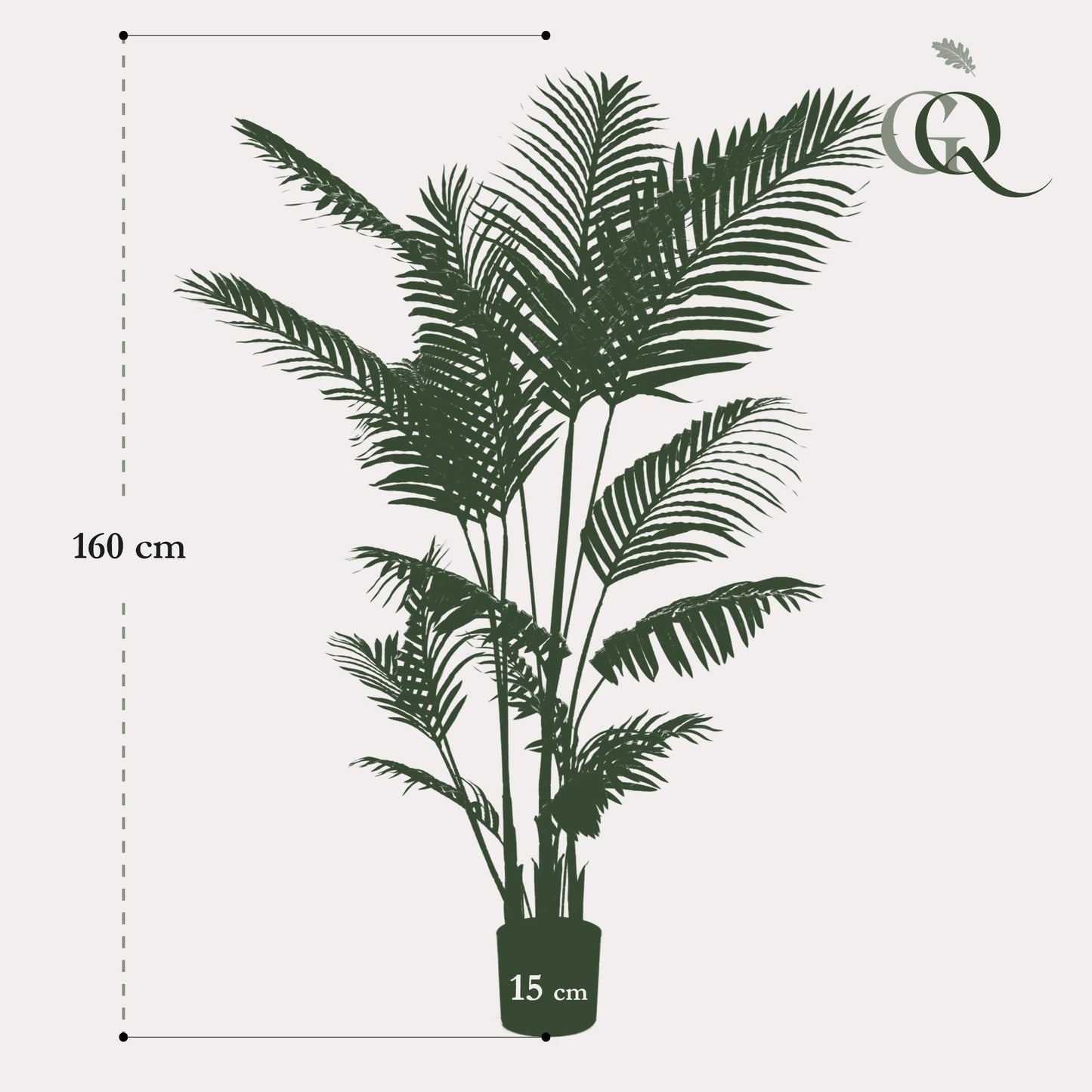 Howea Forsteriana Kunstpalme 160cm – Pflegeleicht | Pflanzfix24.de - Pflanzfix24.de
