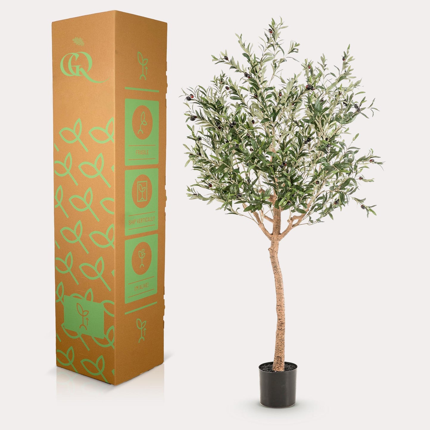 Kunstpflanze Olea europaea Olivenbaum 180 cm – Pflegeleicht & Dekorativ | Pflanzfix24.de - Pflanzfix24.de
