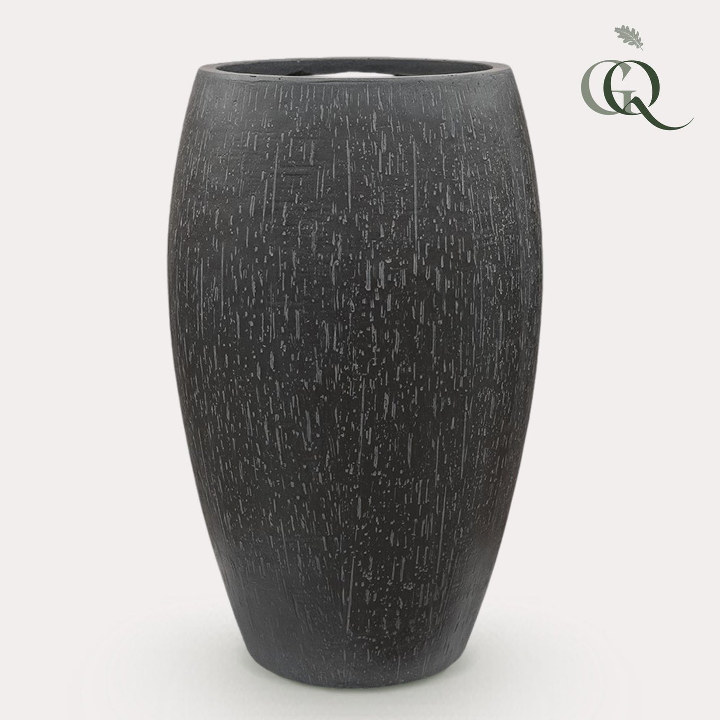Pflanzkübel Raindrop Emperor Anthrazit L H60xW37 cm – Pflanzfix24.de - Pflanzfix24.de