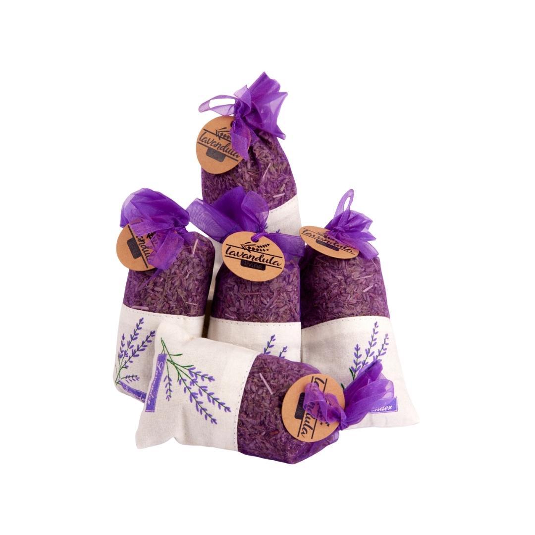 5 stuks Premium Lavendel geurzakjes - 5 x 20 gram bij Pflanzfix24