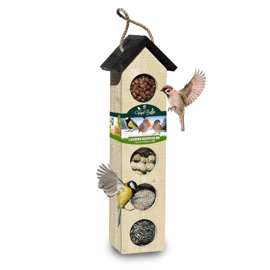 Bird Buffet XL Bird-Chalet mit 500g Futter - Pflanzfix24