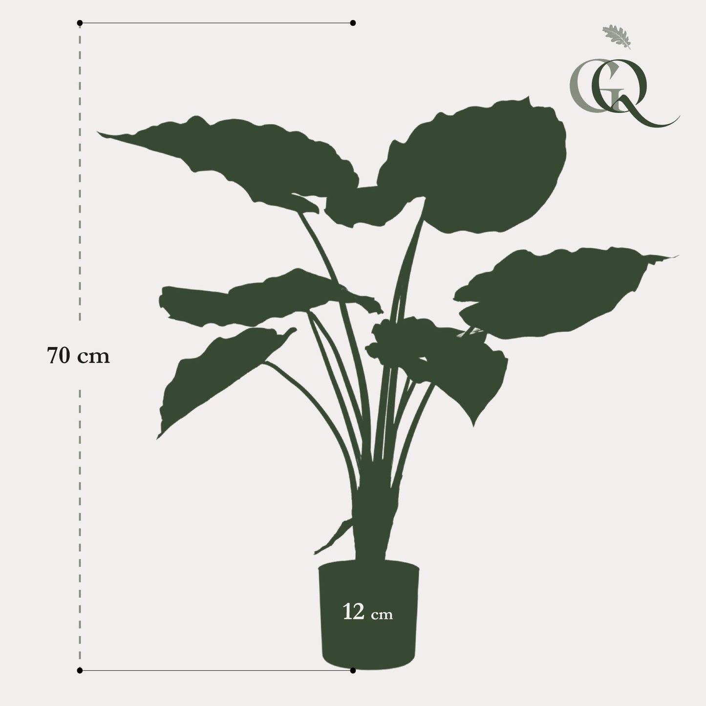 Kunst-Alocasia 70 cm – Pflanzfix24.de - Pflanzfix24.de