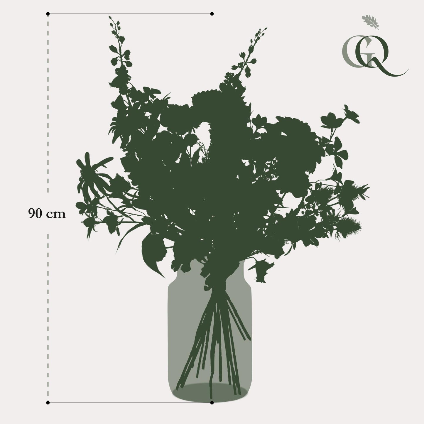Kunstblumenstrauß Electric Love – 90 cm | Pflanzfix24.de - Pflanzfix24.de