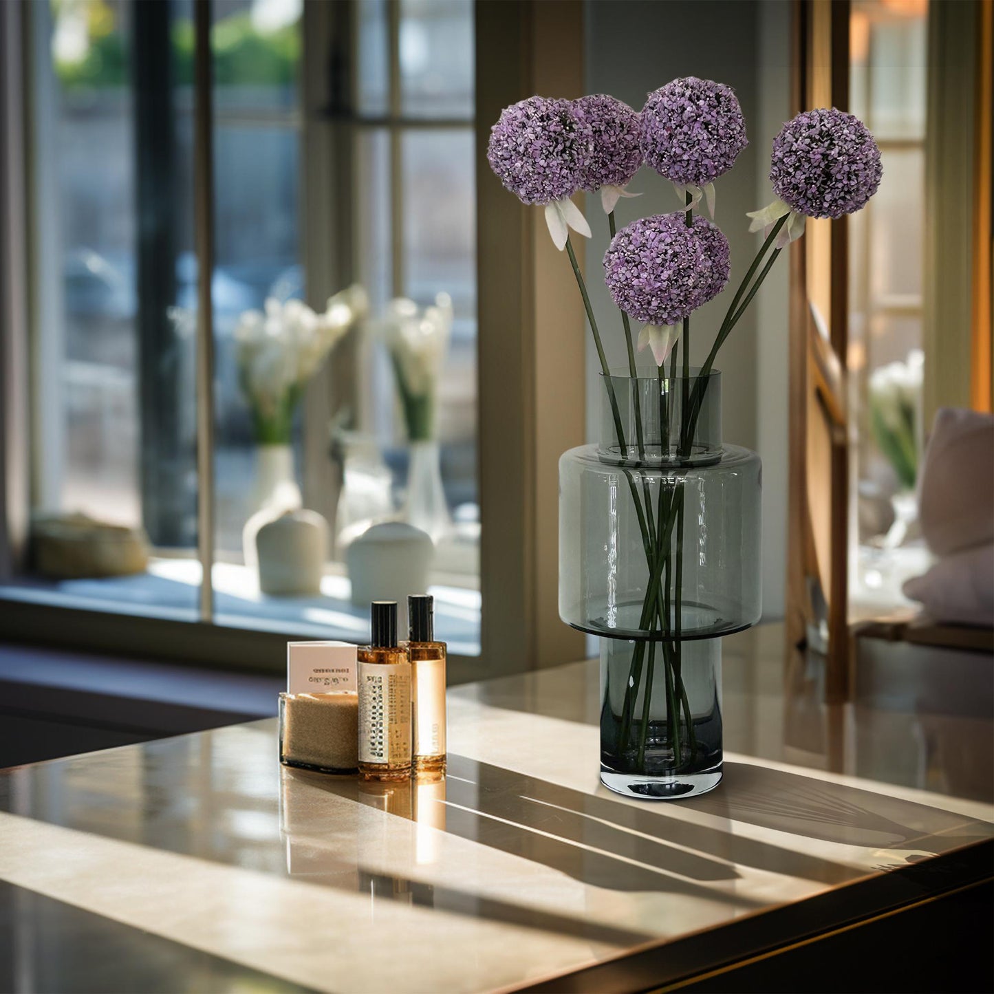 Kunst-Allium Purple 7er Set 70 cm | Pflanzfix24