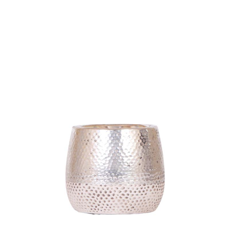 Elite Silver Pot Ø9cm – Pflanzfix24.de - Pflanzfix24.de