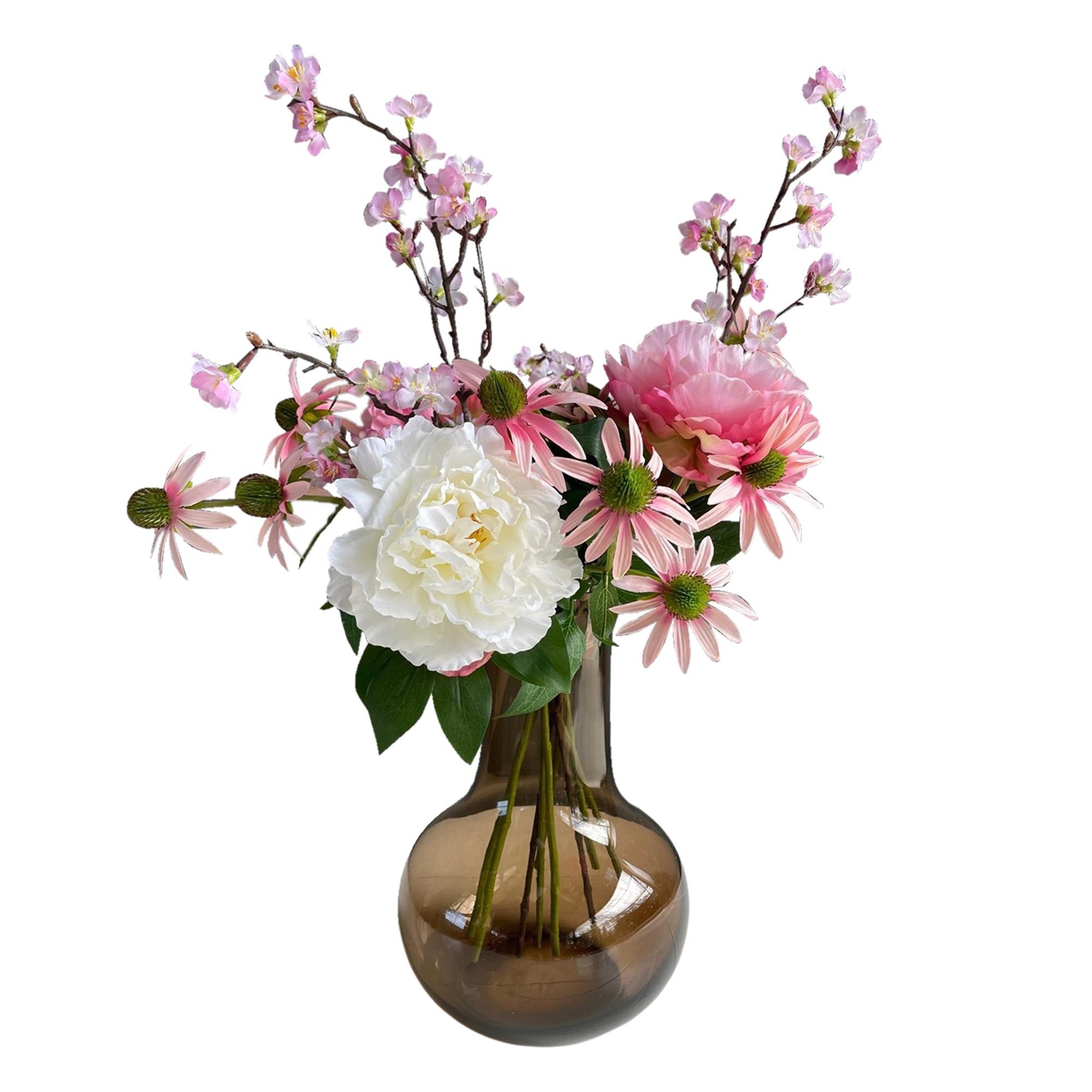 Kunstblumenstrauß Pink Summer – 80 cm | Pflanzfix24.de - Pflanzfix24.de