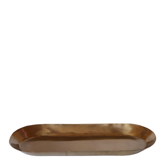Ovales Tablett Gold Ø30cm – Kolibri Home | Pflanzfix24.de - Pflanzfix24.de
