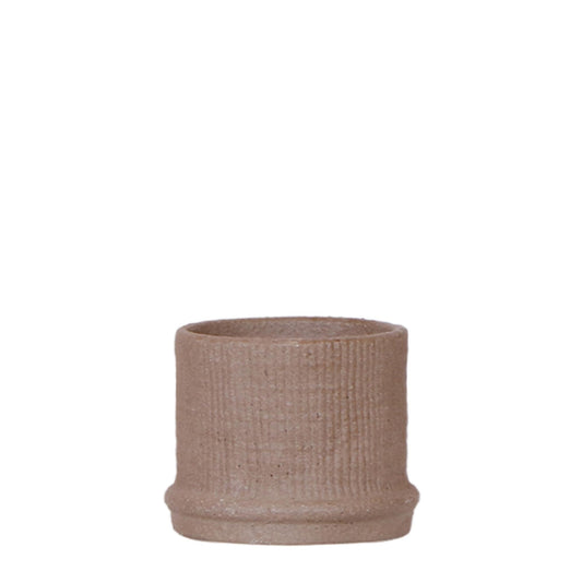 Bali Dekotopf Ø6cm Braun – elegant & minimalistisch | Pflanzfix24.de - Pflanzfix24.de