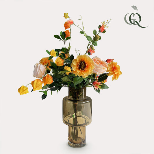 Kunstbloemen - Boeket L - Pretty Orange - 80cm - Pflanzfix24