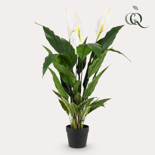 Kunstpflanze Spathiphyllum 90 cm – Lepelplant | Pflanzfix24.de - Pflanzfix24.de