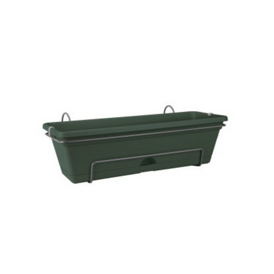 Balkonbak - 50x17x26cm - grün - Pflanzfix24.de - Pflanzfix24.de