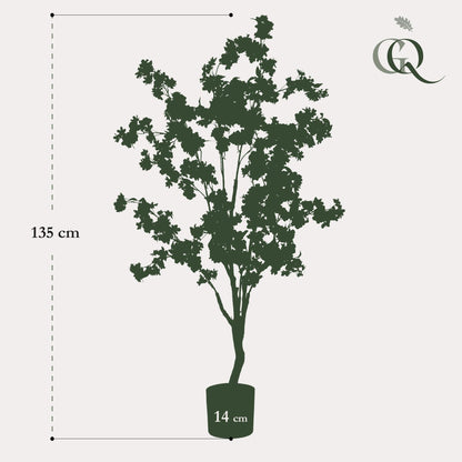 Kunstpflanze Prunus Kirschenblüte 135 cm Weiß | Pflanzfix24.de - Pflanzfix24.de