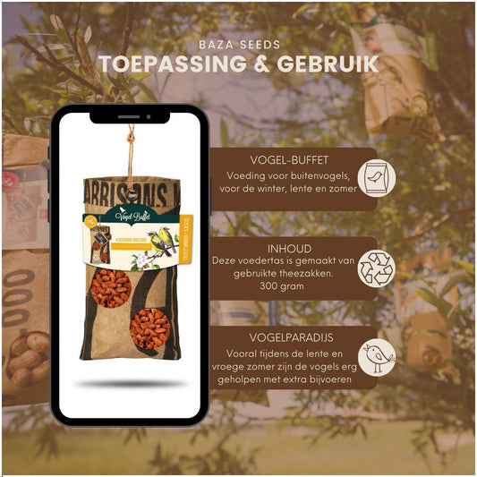 Vogel Buffet Vogelfutter 300g für Meisen – ECO-Futterbeutel | Pflanzfix24