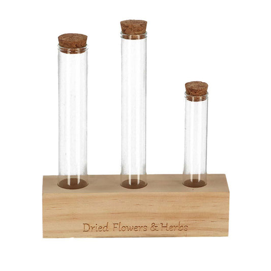 Trockenblumenständer Holz Tube M – FSC® zertifiziert | Pflanzfix24.de - Pflanzfix24.de