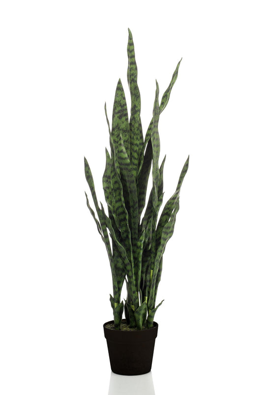 Kunst-Sansevieria Black Coral 97 cm – Frauenzunge | Pflanzfix24.de - Pflanzfix24.de