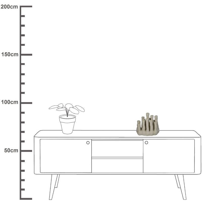 Bloemenhouder XL - Koraal - Ecru - Meertuitenvaas | Pflanzfix24