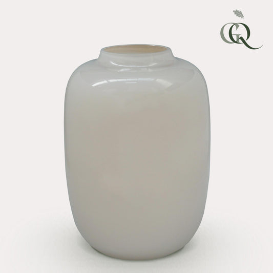Glasvase Artic Ivory M 35 cm – Pflanzfix24.de - Pflanzfix24.de