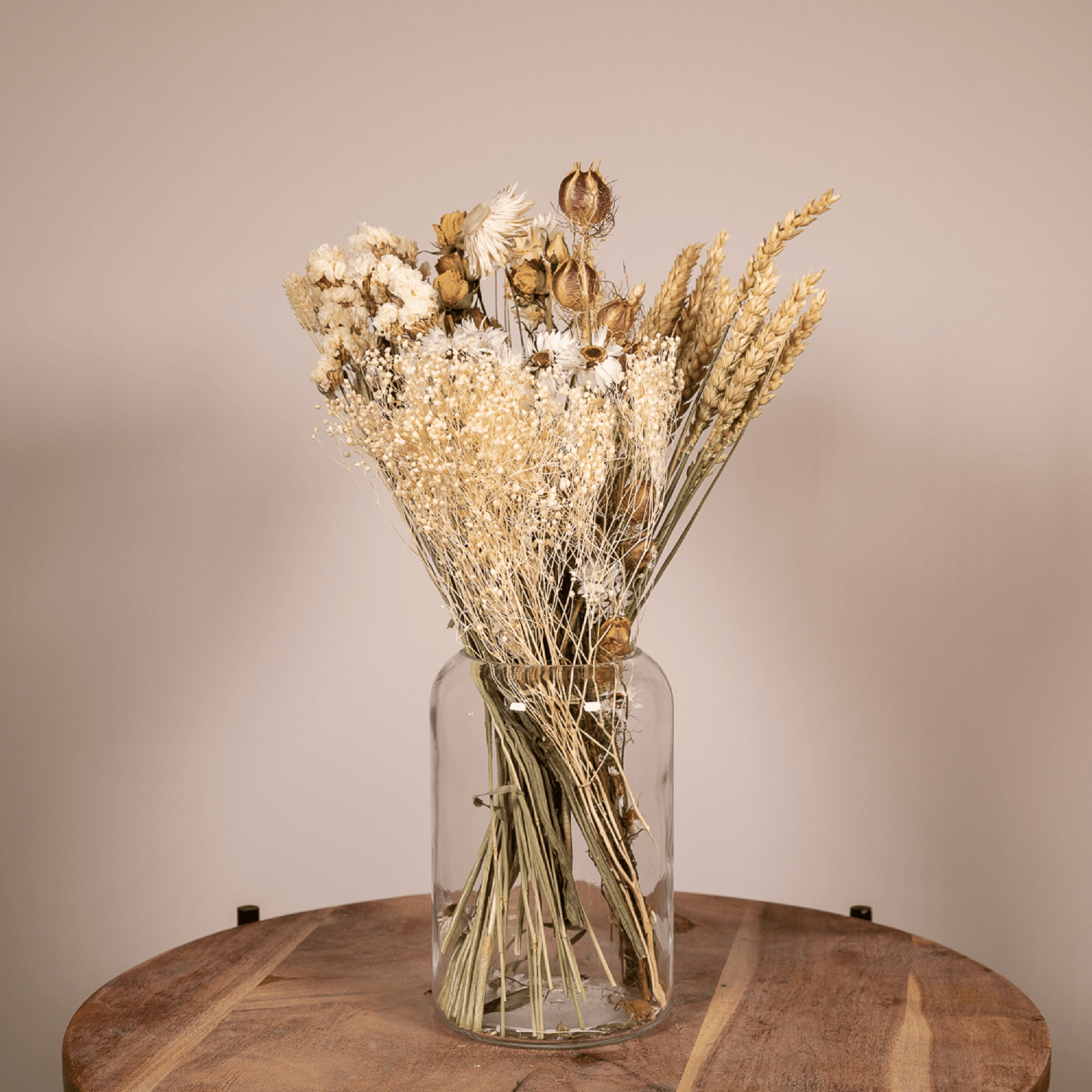 Trockenblumen Feldblumenstrauß Natürlich Ø15cm | Pflanzfix24.de - Pflanzfix24.de