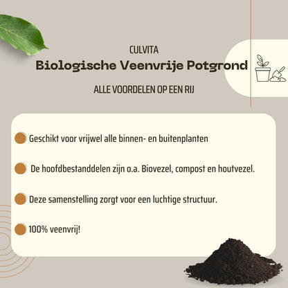 Culvita - Organische torffreie Blumenerde 40 Liter - Pflanzfix24.de - Pflanzfix24.de