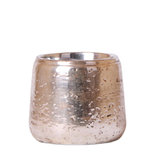 Kolibri Home Luxus Blumentopf Silber Ø9cm – Keramiktopf | Pflanzfix24.de - Pflanzfix24.de
