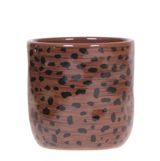 pflanzfix24 | Leoparden-Ziertopf - Ø9cm