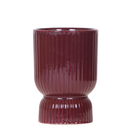 pflanzfix24 | Diabolo-Ziertopf | Ø9cm - Burgundy