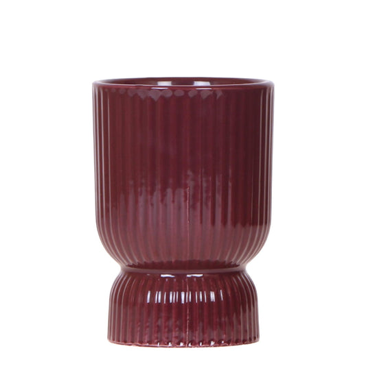 pflanzfix24 | Diabolo-Ziertopf | Ø9cm - Burgundy