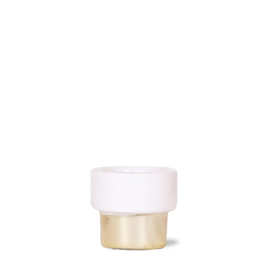 Kolibri Home Lush Pot Ø6cm - Eleganter kleiner Keramiktopf mit Gold - Pflanzfix24.de - Pflanzfix24.de