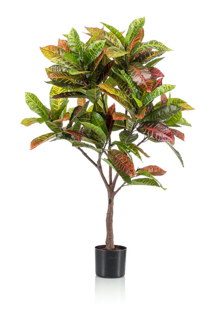 Croton Codiaeum Kunstpflanze 120cm – Wunderstrauch | Pflanzfix24.de - Pflanzfix24.de