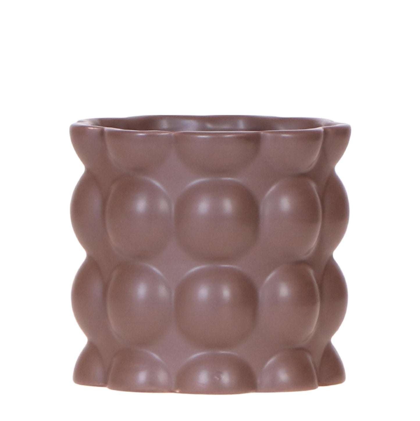 pflanzfix24 | Cotton sierpot - Brown - Ø9cm