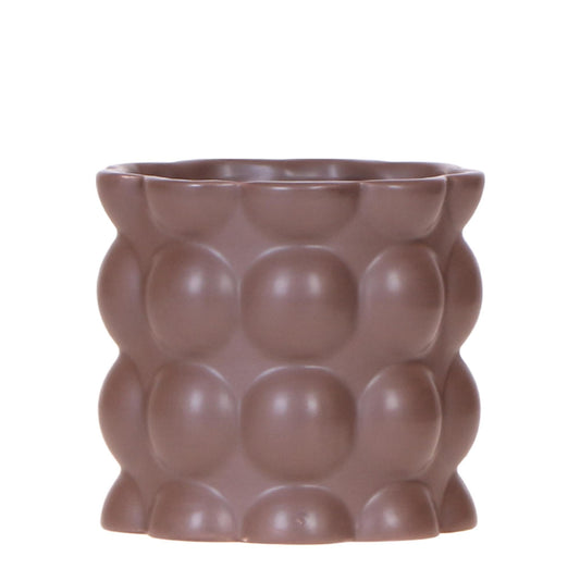 pflanzfix24 | Cotton sierpot - Brown - Ø9cm