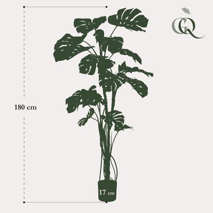 Kunstpflanze Monstera Gatenplant 180 cm | Pflanzfix24.de - Pflanzfix24.de