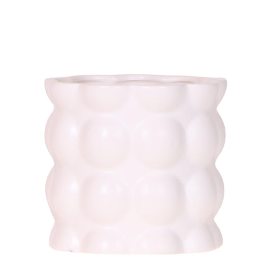 pflanzfix24 | Cotton sierpot - White - Ø9cm