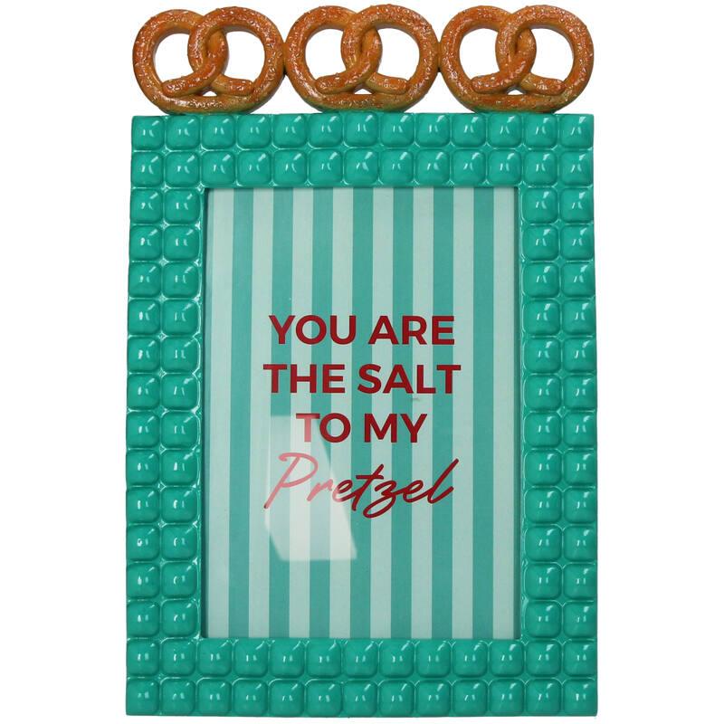 Turquoise Pretzel Fotolijst 13x18cm - Pflanzfix24.de - Pflanzfix24.de