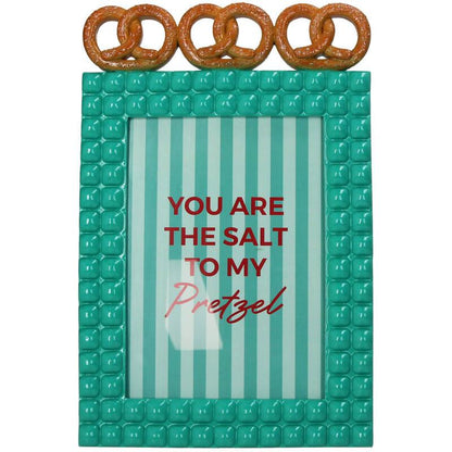 Turquoise Pretzel Fotolijst 13x18cm - Pflanzfix24.de - Pflanzfix24.de