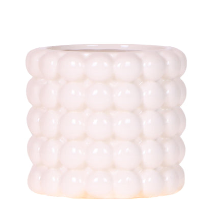 pflanzfix24 | Kolibri Home | Poppy Ziertopf - White - Ø9cm