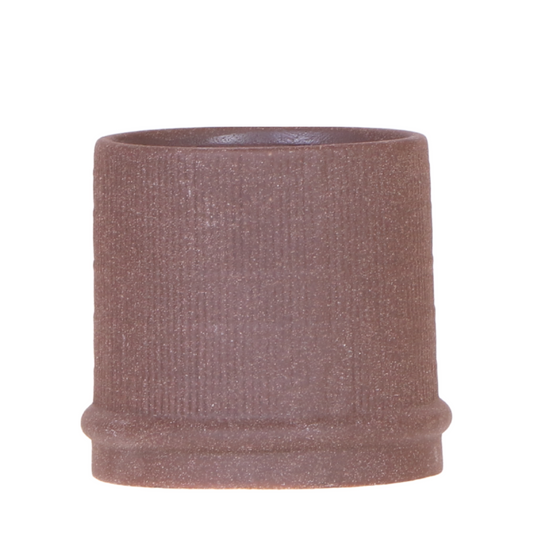 Bali Dekotopf Ø9cm Braun – stilvoller Pflanzgefäß | Pflanzfix24.de - Pflanzfix24.de